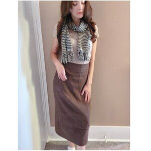 Autumnal Brown Skirt for Fall Vibes SIZE 8